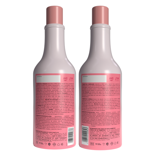 INOAR Glycolic Force Kit (Shampoo + Conditioner)