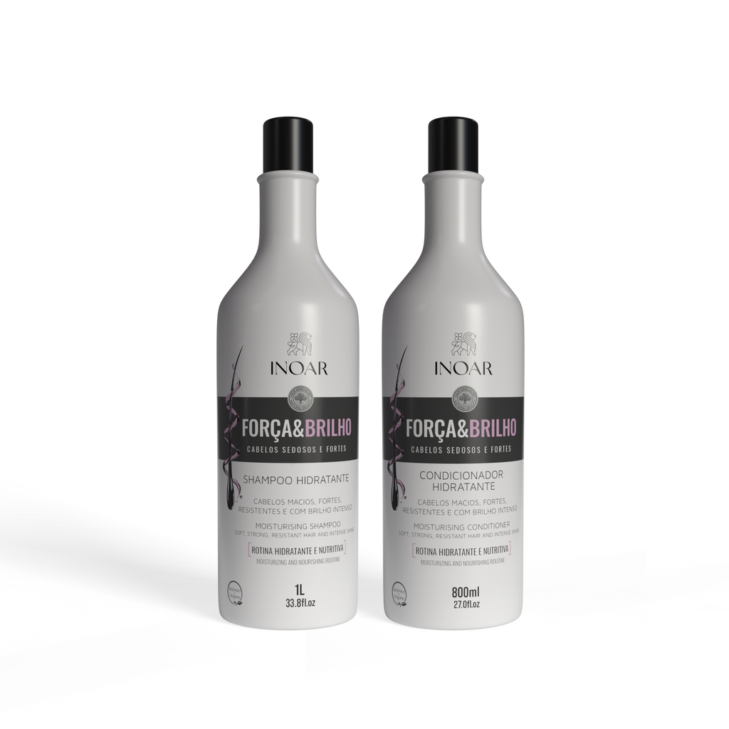 INOAR Forca & Brilho Kit (Shampoo + Conditioner)