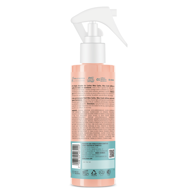 INOAR Meu Cacho Meu Crush Curl Activator Fluid