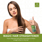 INOAR Magic Straight Fluid – Heat Protection, Frizz Control & Hydration with Argan Extract for Dry & Damaged Hair use