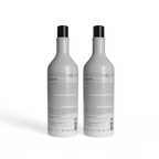 INOAR Strength and Shine Kit close-up. Hydrating shampoo and conditioner for smooth shiny hair