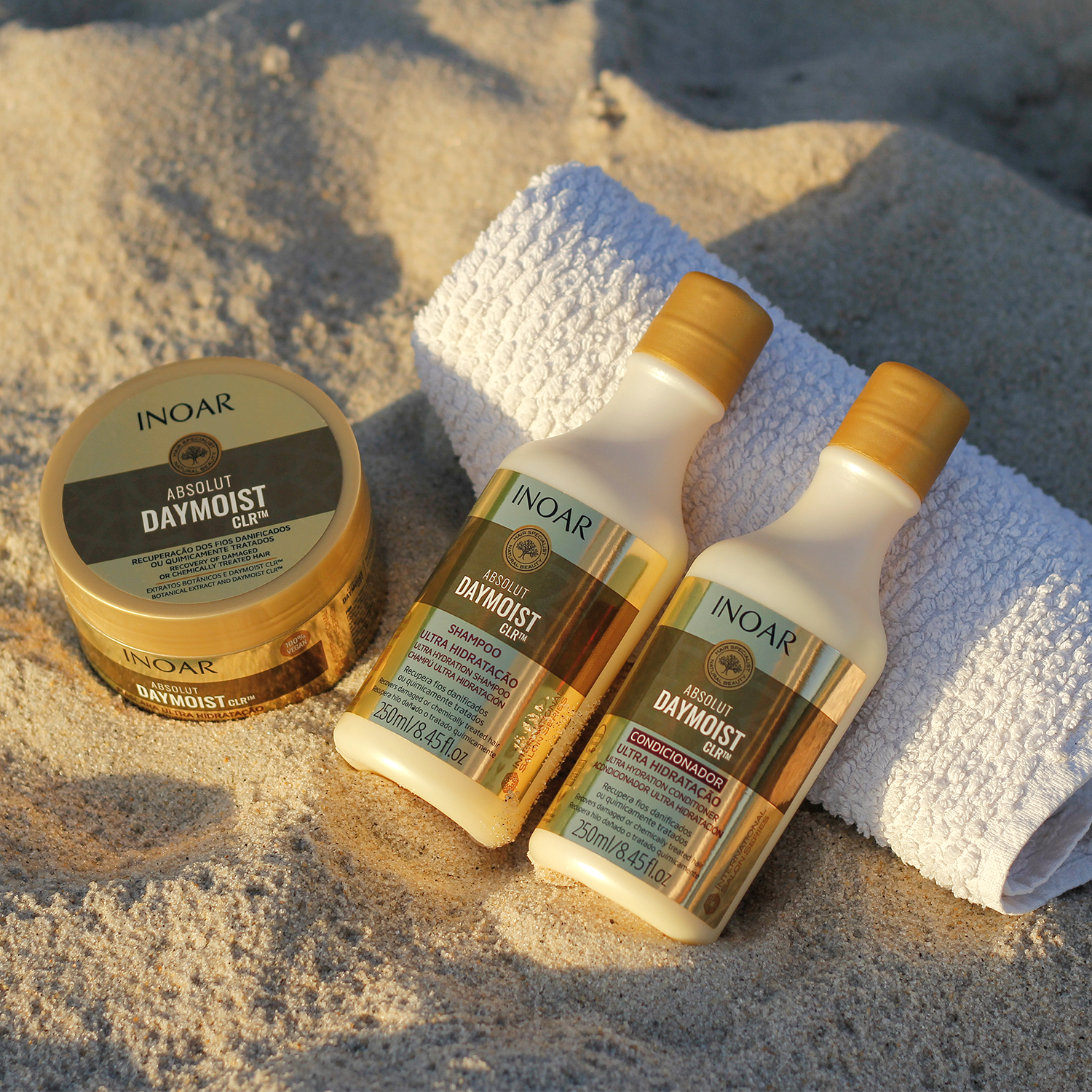 Nourishing hair care system for damaged and color-treated hair
