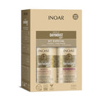 INOAR Absolut Daymoist Shampoo and Conditioner Kit for damaged and color-treated hair