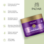 INOAR Speed Blond mask for highlighted and bleached hair. Deep hydrating blonde hair mask for softness and shine