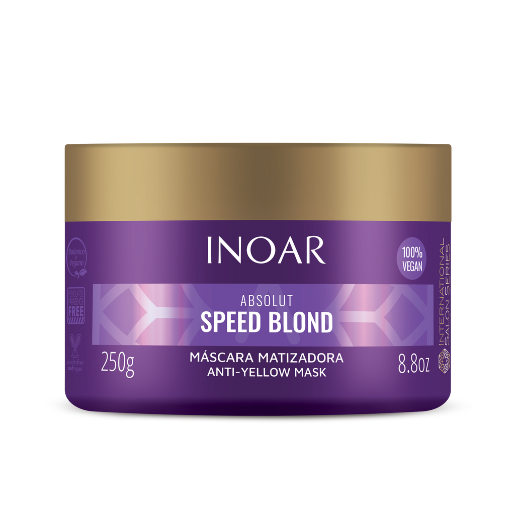 INOAR Absolut Speed Blond Hair Mask for blonde and silver hair toning