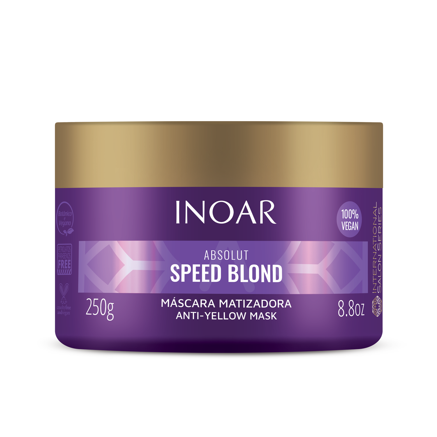 INOAR Absolut Speed Blond Hair Mask for blonde and silver hair toning
