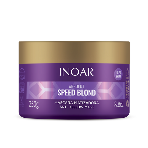 INOAR Absolut Speed Blond Hair Mask for blonde and silver hair toning