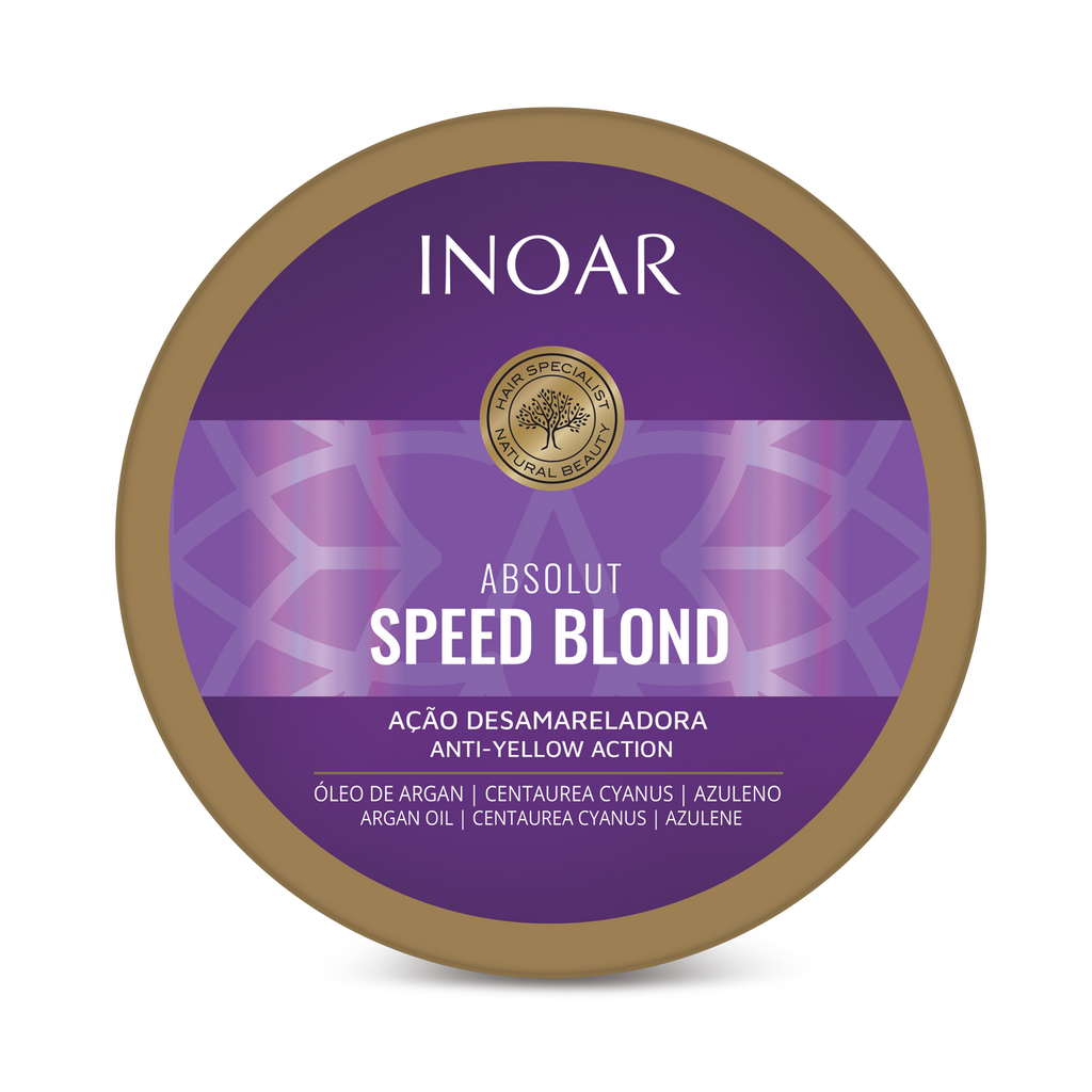 INOAR Absolut Speed Blond Hair Mask for gray silver and blonde hair