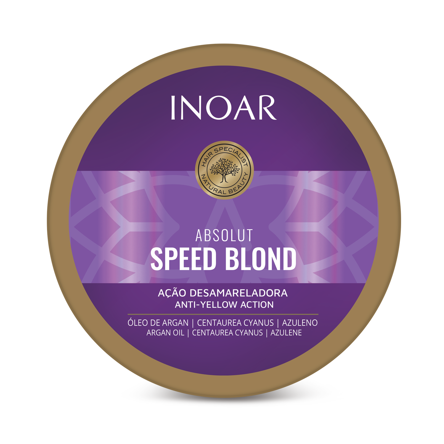 INOAR Absolut Speed Blond Hair Mask for gray silver and blonde hair