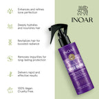 Lightweight blonde hair leave-in treatment for daily hydration and protection