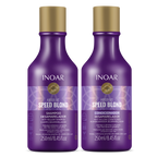 INOAR Absolut Speed Blond shampoo and conditioner close-up