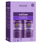 INOAR Absolut Speed Blond Shampoo and Conditioner Kit for blonde and silver hair