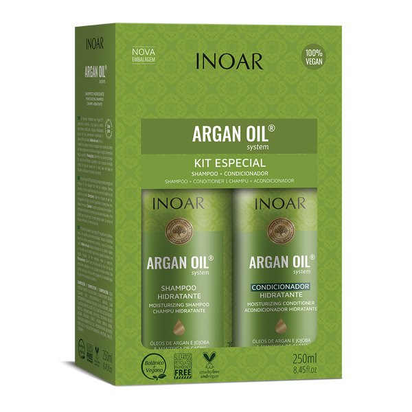 INOAR Argan Oil Kit (Shampoo + Conditioner)