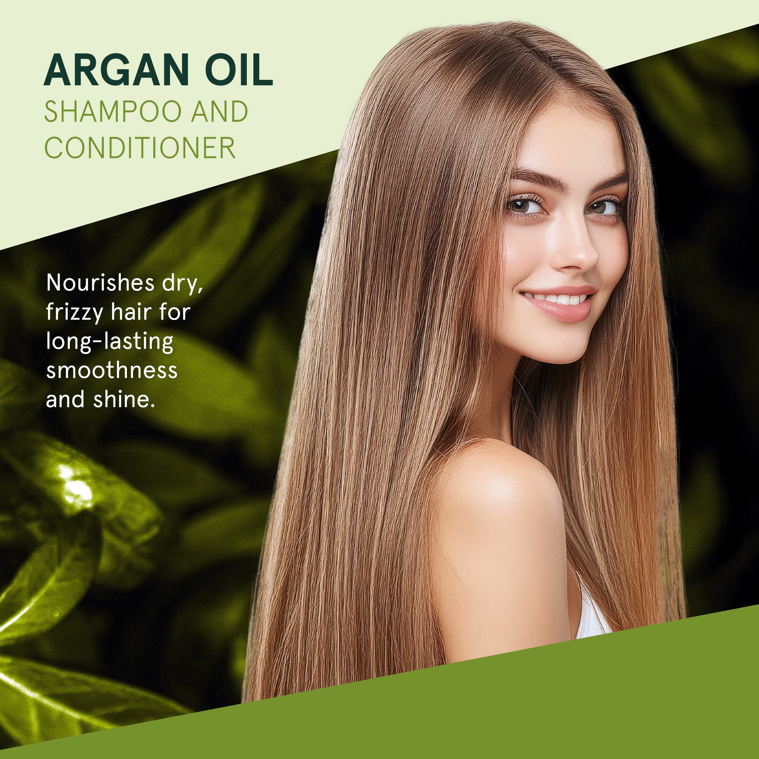 INOAR Argan Oil Duo Kit for restoring moisture and softness to dry hair