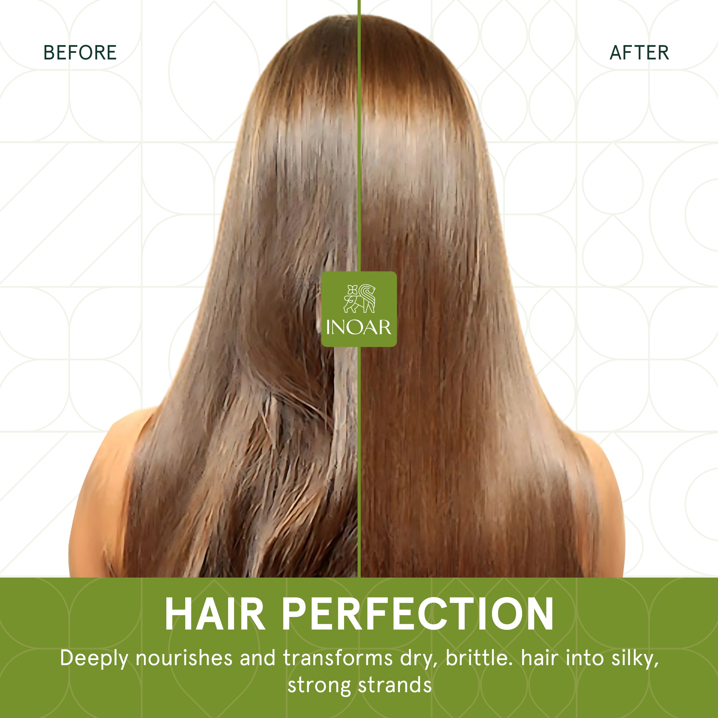 Inoar Argan Oil System Hydrating shampoo with argan oil for restoring moisture, shine, and smoothness to hair