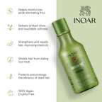 Inoar Argan Oil System, a Daily leave-in conditioner for hydration, frizz control, and shine enhancement