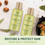 Argan oil hair serum for restoring health, moisture, shine, and smoothness