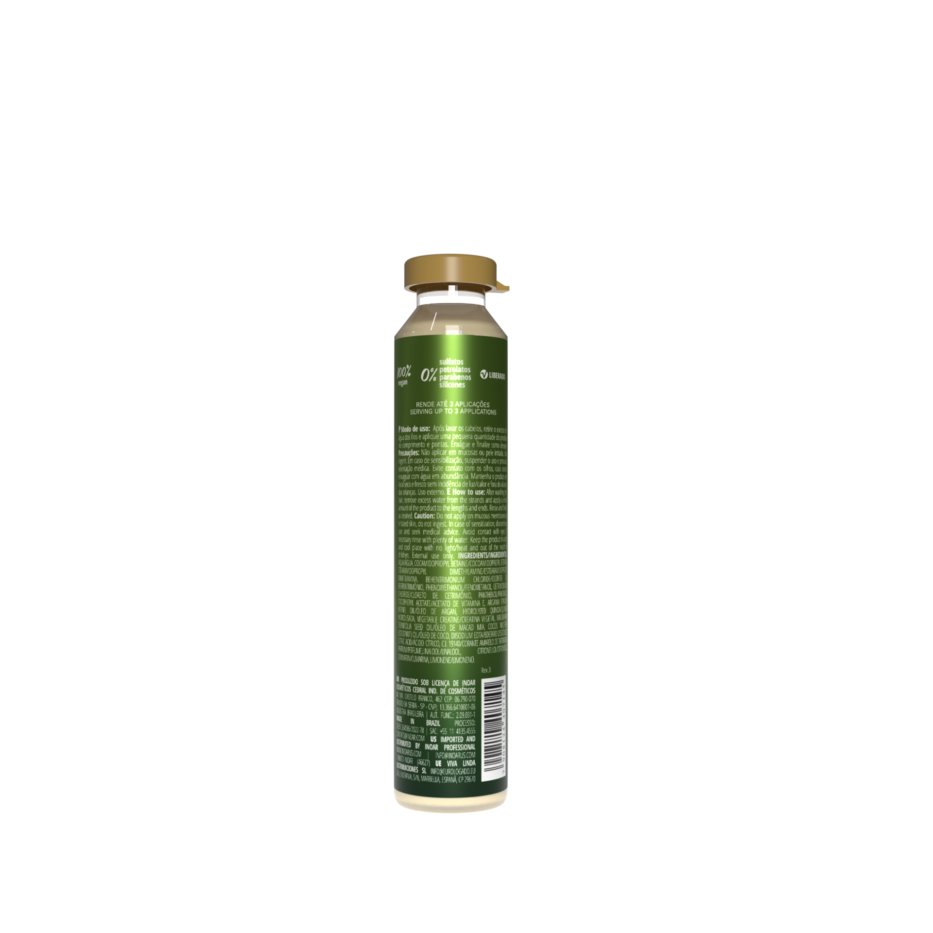 INOAR Argan Oil System Super Ampoule close-up