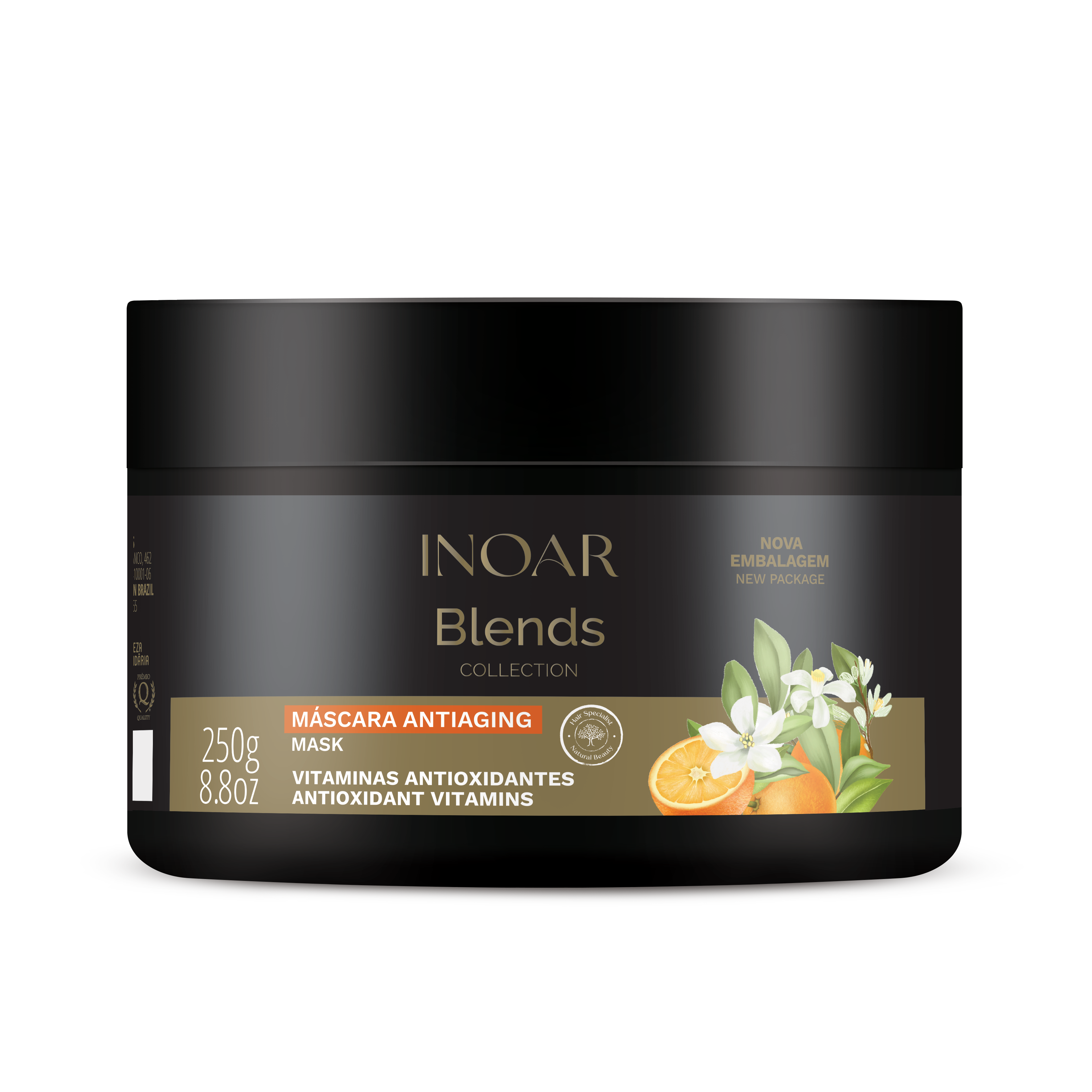 INOAR Blends Hair Mask for intense hydration and shine for dry hair