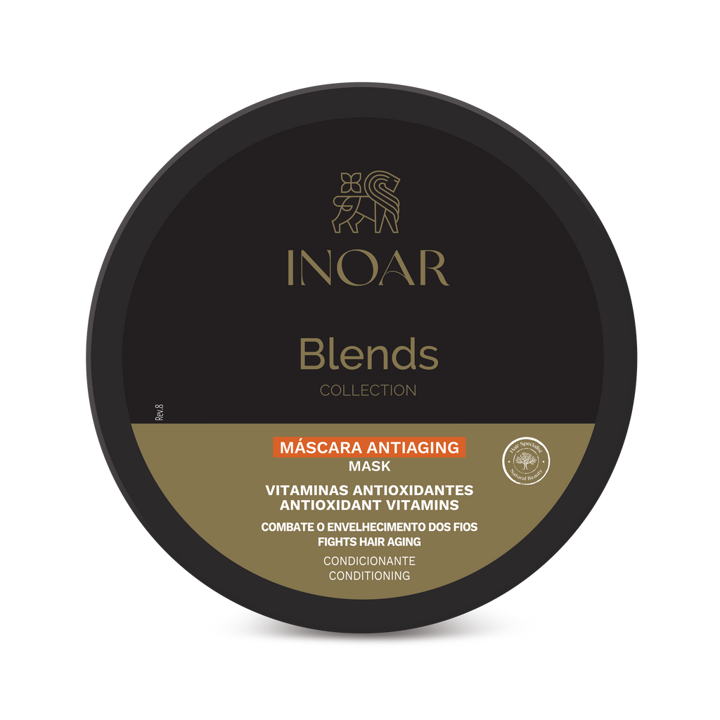INOAR Blends Hair Mask. Deep hydration hair care treatment for softness and intense shine