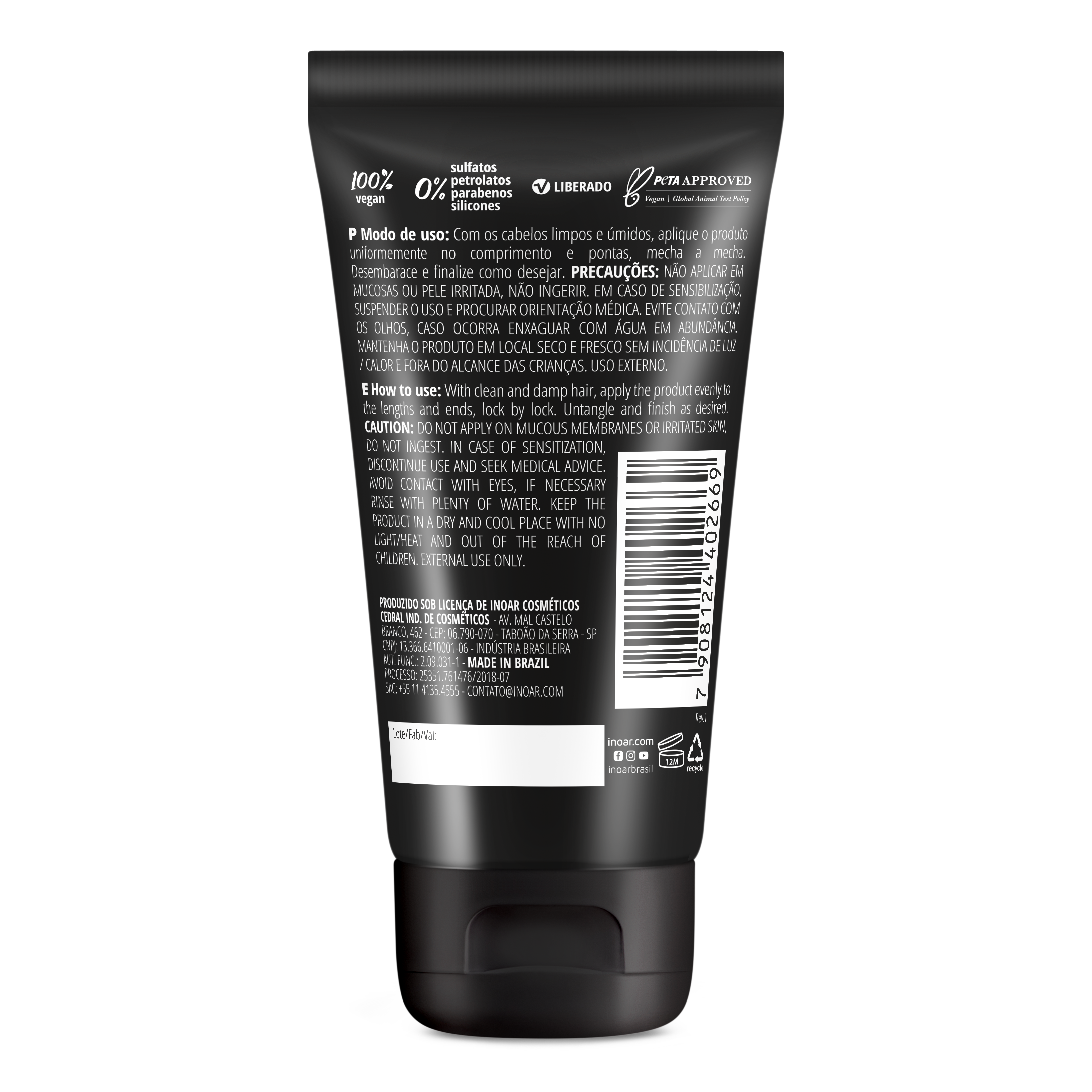 INOAR Blends Leave-In close-up for nourishment and softness