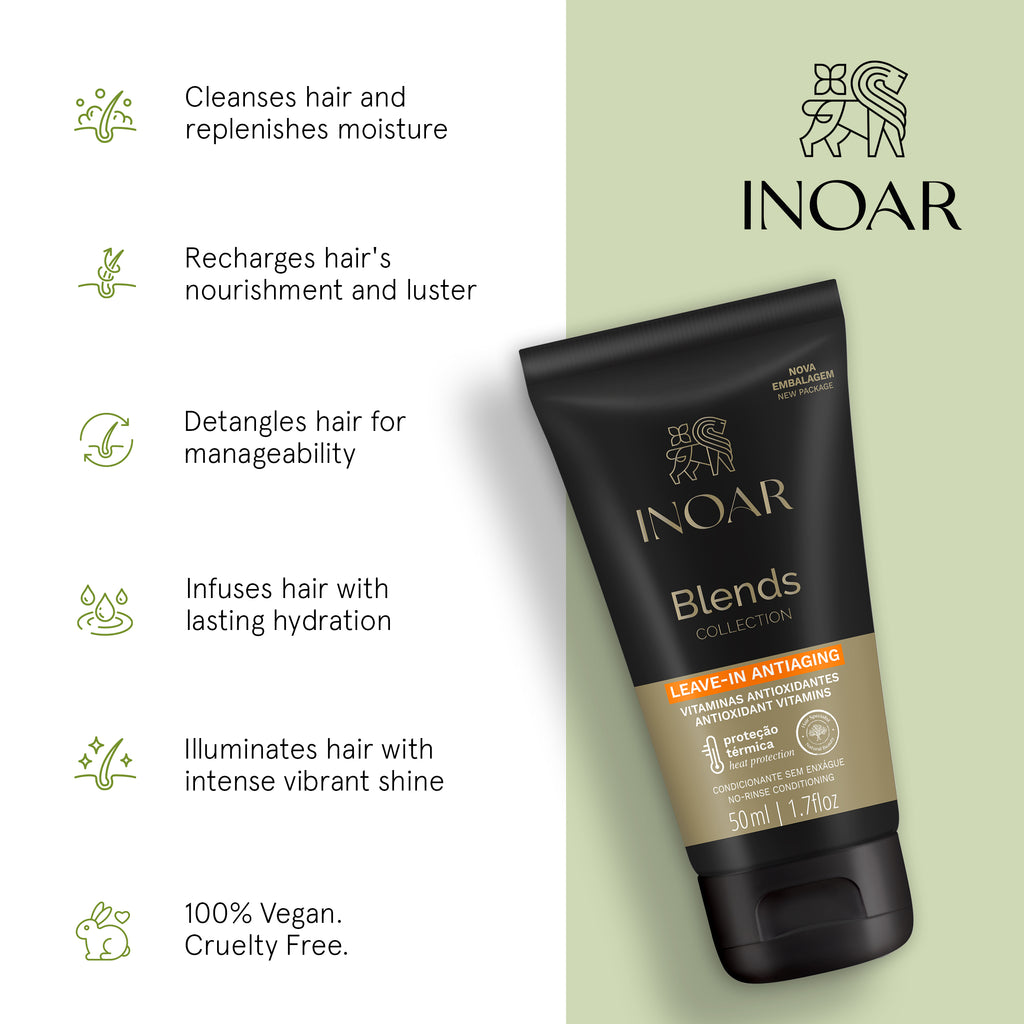 INOAR Blends leave-in for nourishing and revitalizing dry hair