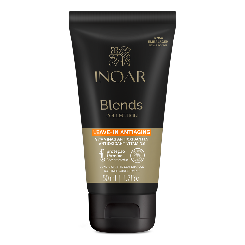 INOAR Blends Leave-In for hydration, softness, and shine for dry hair
