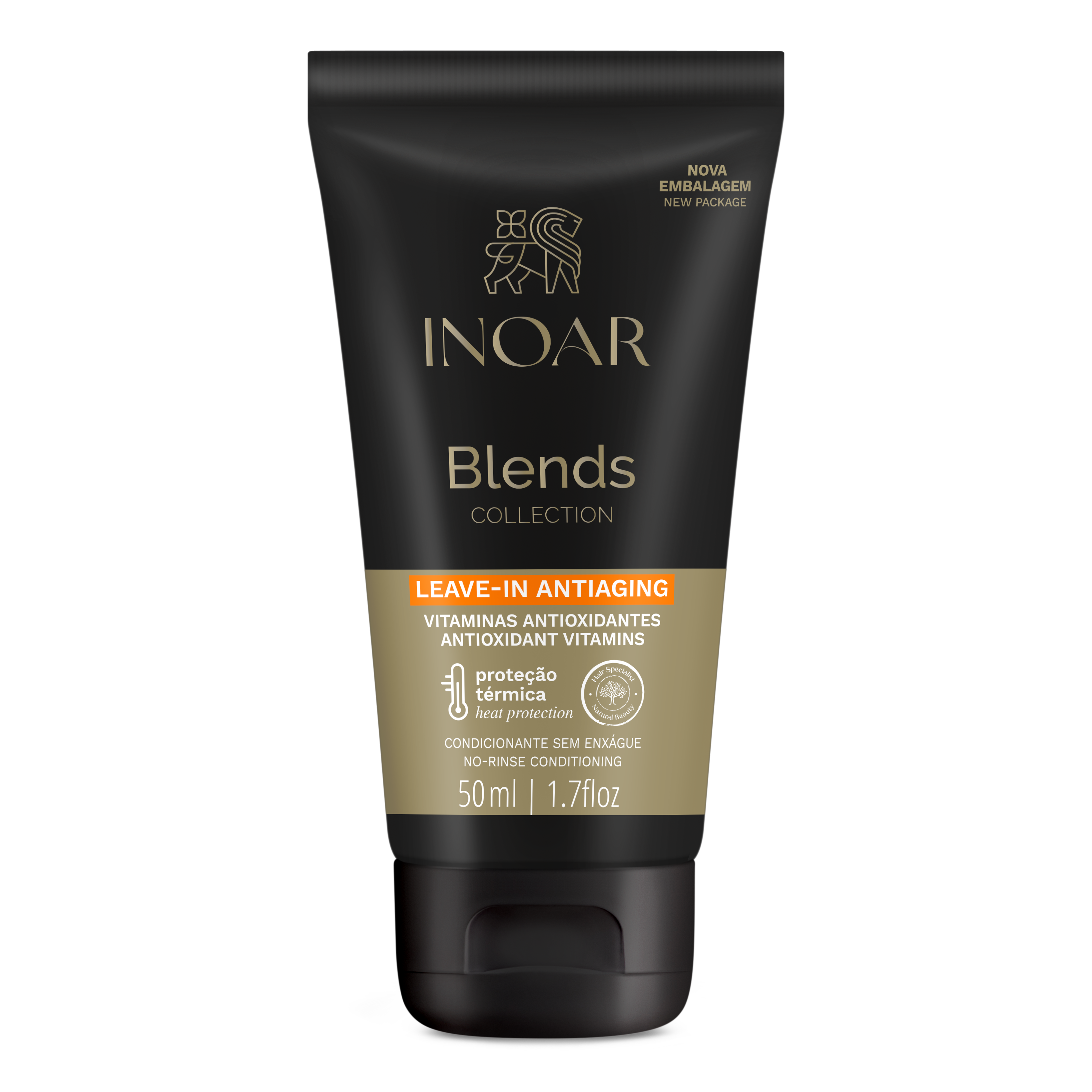 INOAR Blends Leave-In for hydration, softness, and shine for dry hair
