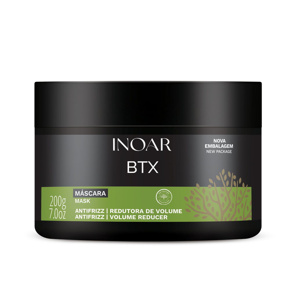 INOAR BTX Anti-Frizz & Volume Reducing Mask for smoothing and hydration