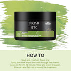 Smoothing hair mask for sealing cuticles and improving softness
