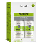 INOAR Cicatrifios Shampoo & Conditioner Kit – Hair Renewal, Frizz Control & Volume Reduction