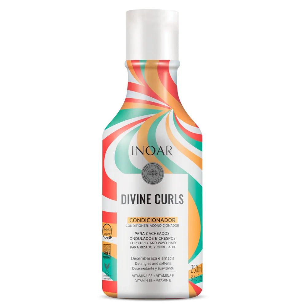 INOAR Divine Curls Kit (Shampoo + Conditioner)