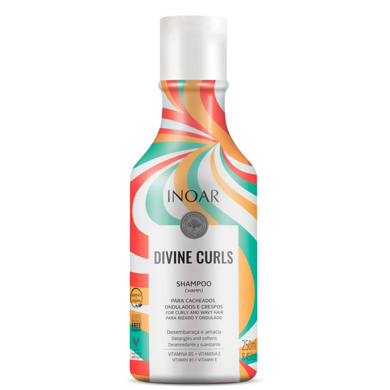 INOAR Divine Curls Kit (Shampoo + Conditioner)
