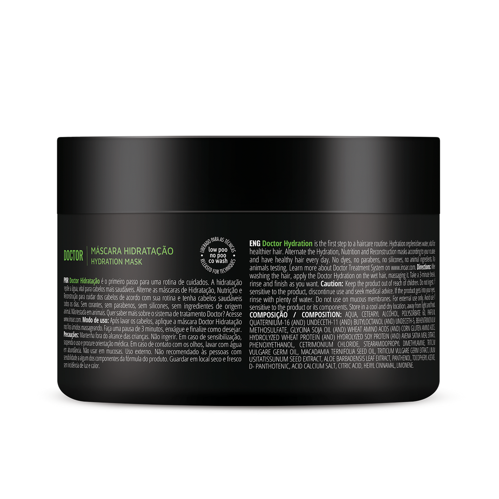 Hydrating hair mask with Aloe Vera and Vitamin B5 for dry hair