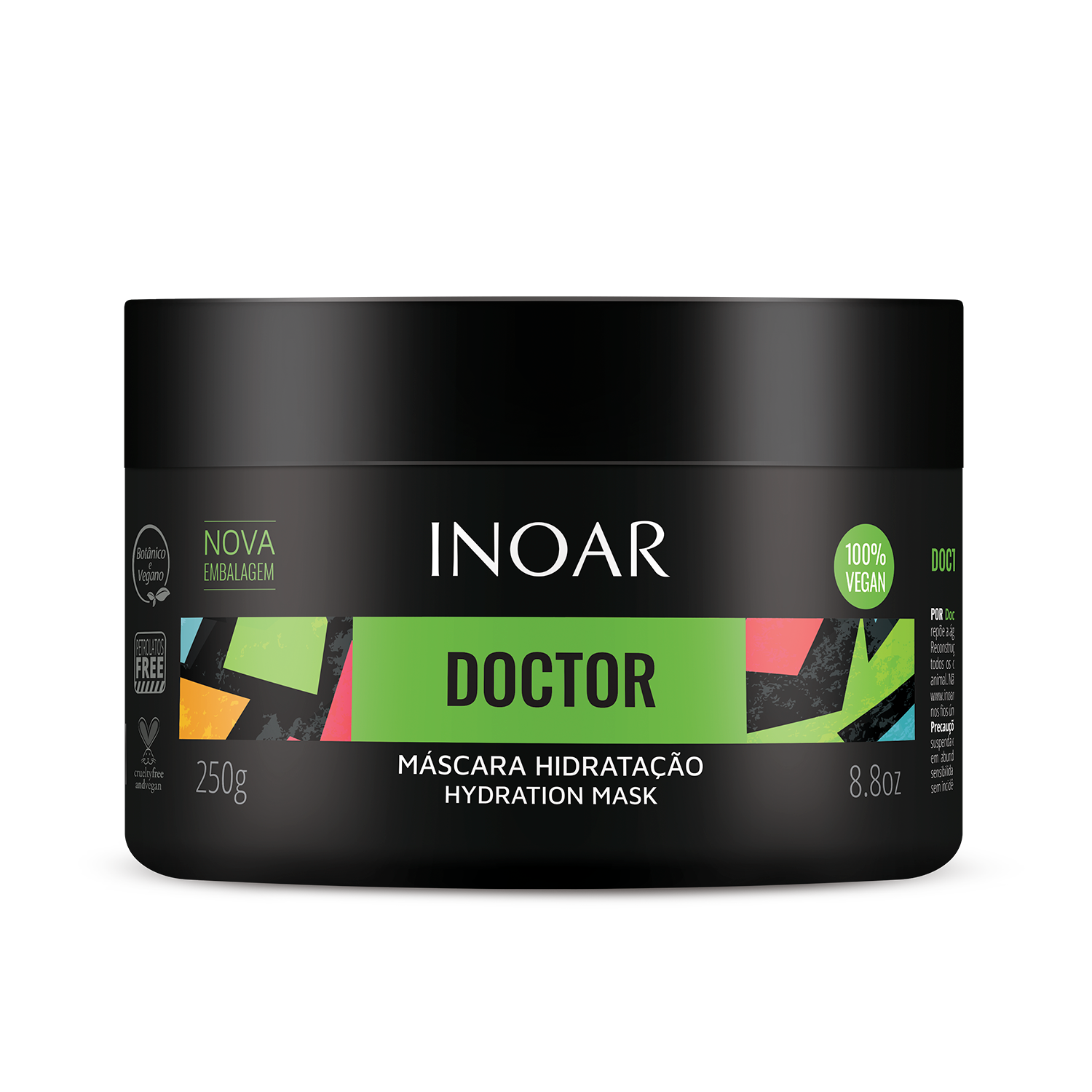 INOAR Doctor Hydration Mask for deep moisture and softness