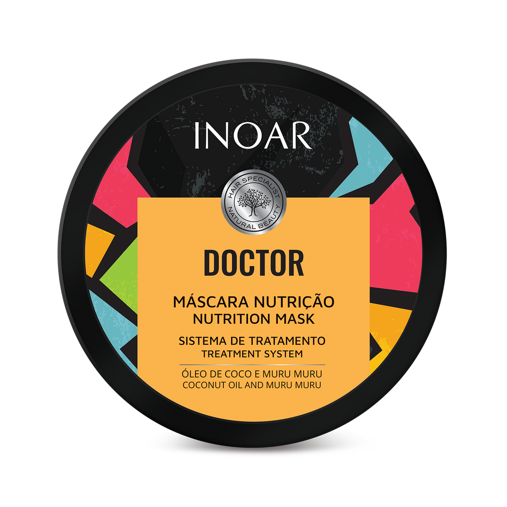 INOAR Doctor Nourishing Mask. Hair nutrition treatment for dry and frizzy hair