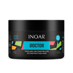 INOAR Doctor Reconstruction Mask for damaged hair repair and strength.