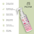 Hydrating leave-in treatment for dry and dull hair with glycolic acid.Proides softeness, strengh, hydrates and repairs