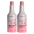 INOAR Glycolic Force Shampoo and Conditioner Kit for deep hydration and super shine for dull hair