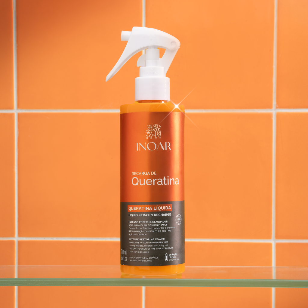 INOAR Keratin Recharge Liquid for frizz control and stronger healthier-looking hair
