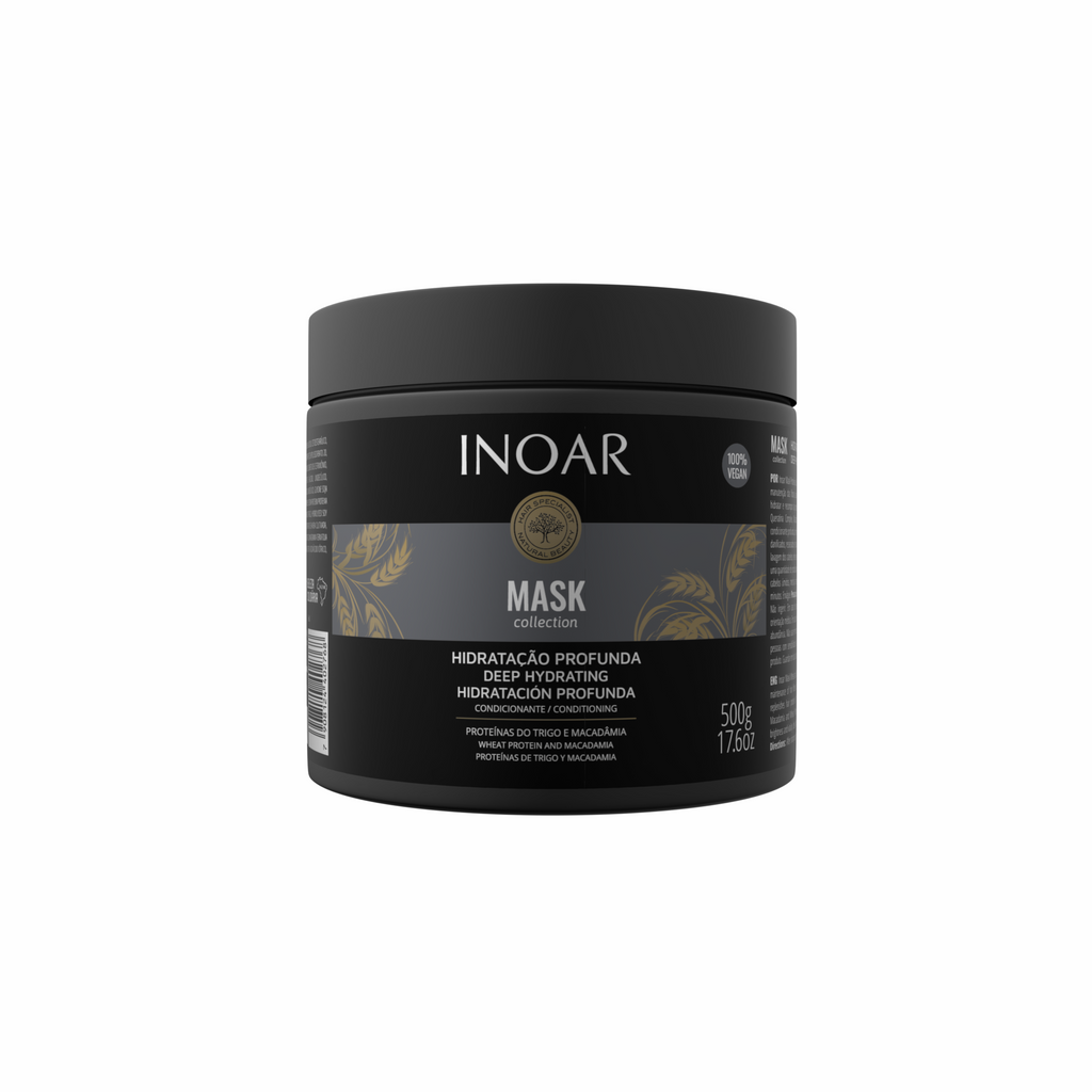 INOAR Macadamia Oil Hair Mask – Hydration & Repair for Damaged Hair