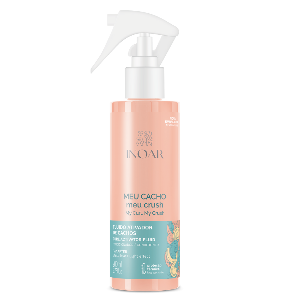 INOAR My Curl My Crush Curl Activating Fluid for curl definition. All types of curls