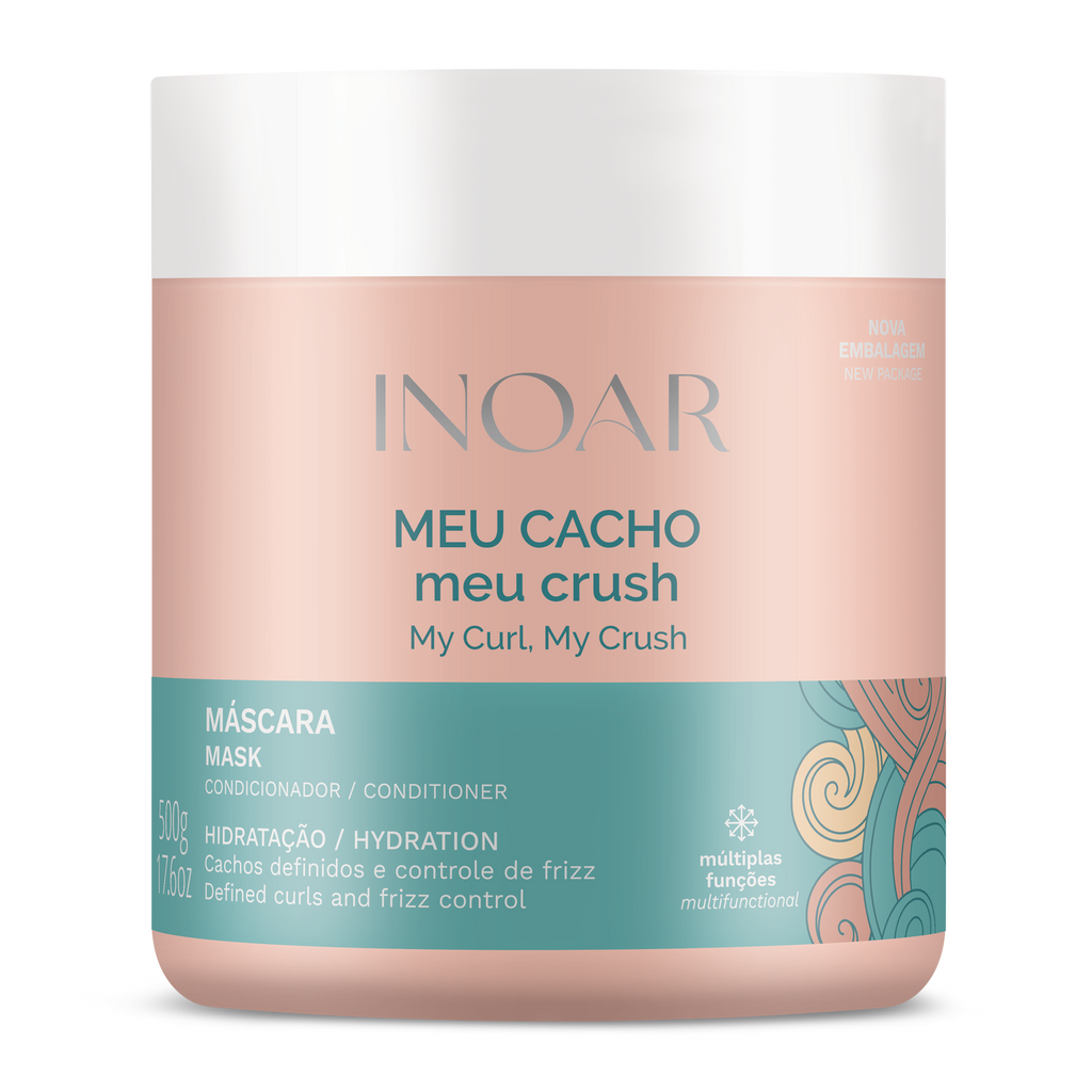 INOAR My Curl My Crush Hair Mask for deep hydration and curl definition