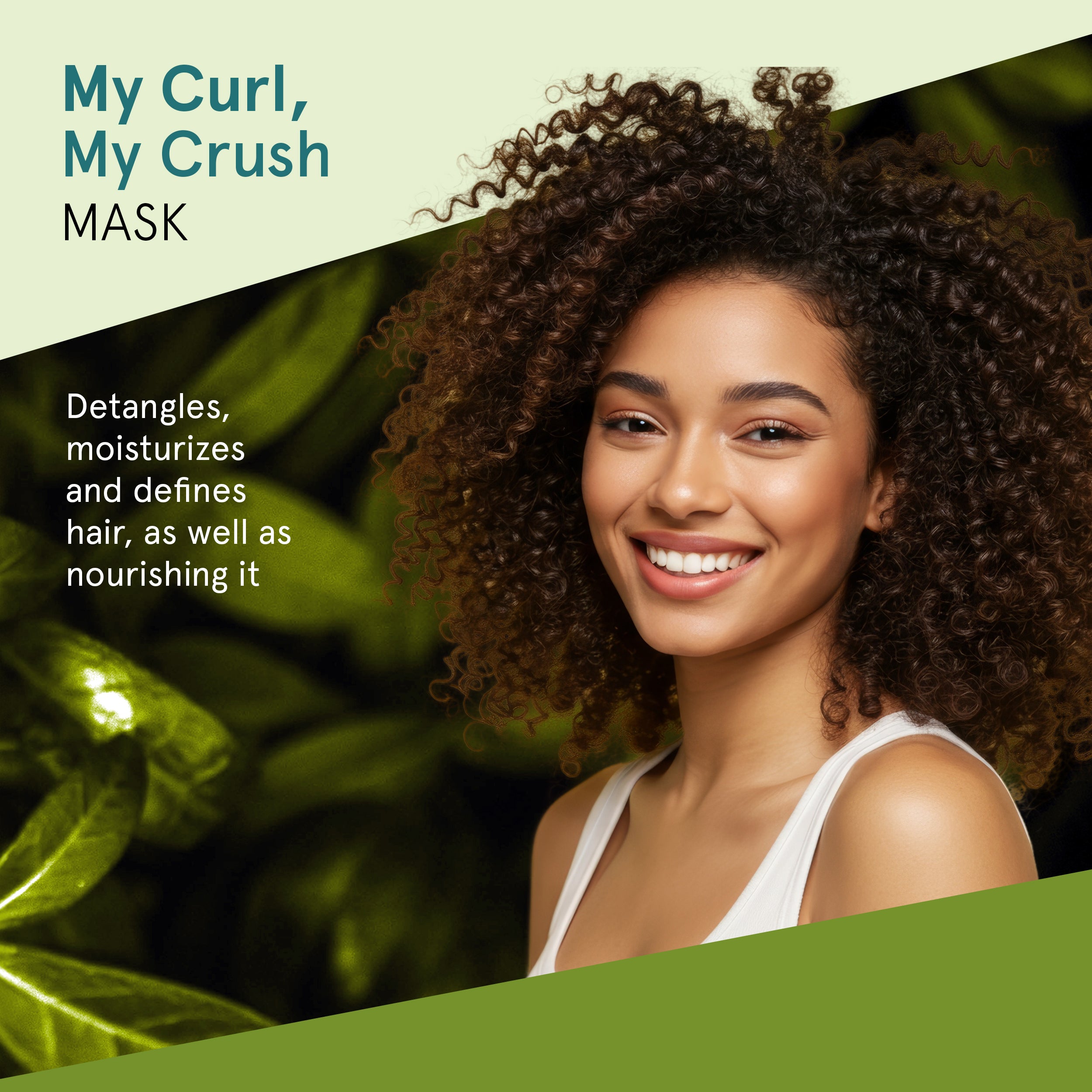 Deep conditioning treatment for wavy, curly and afro hair