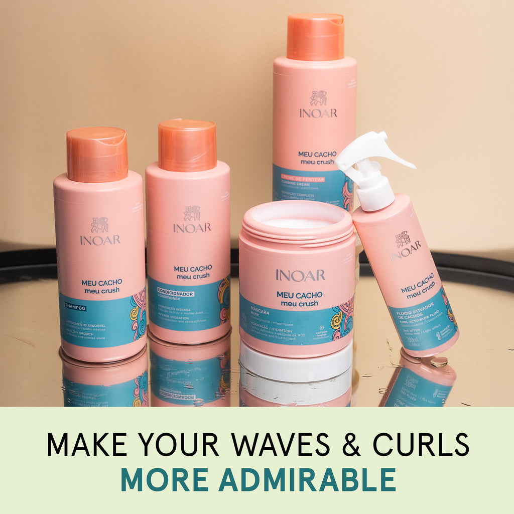Professional curl line for soft, shiny, and defined curls