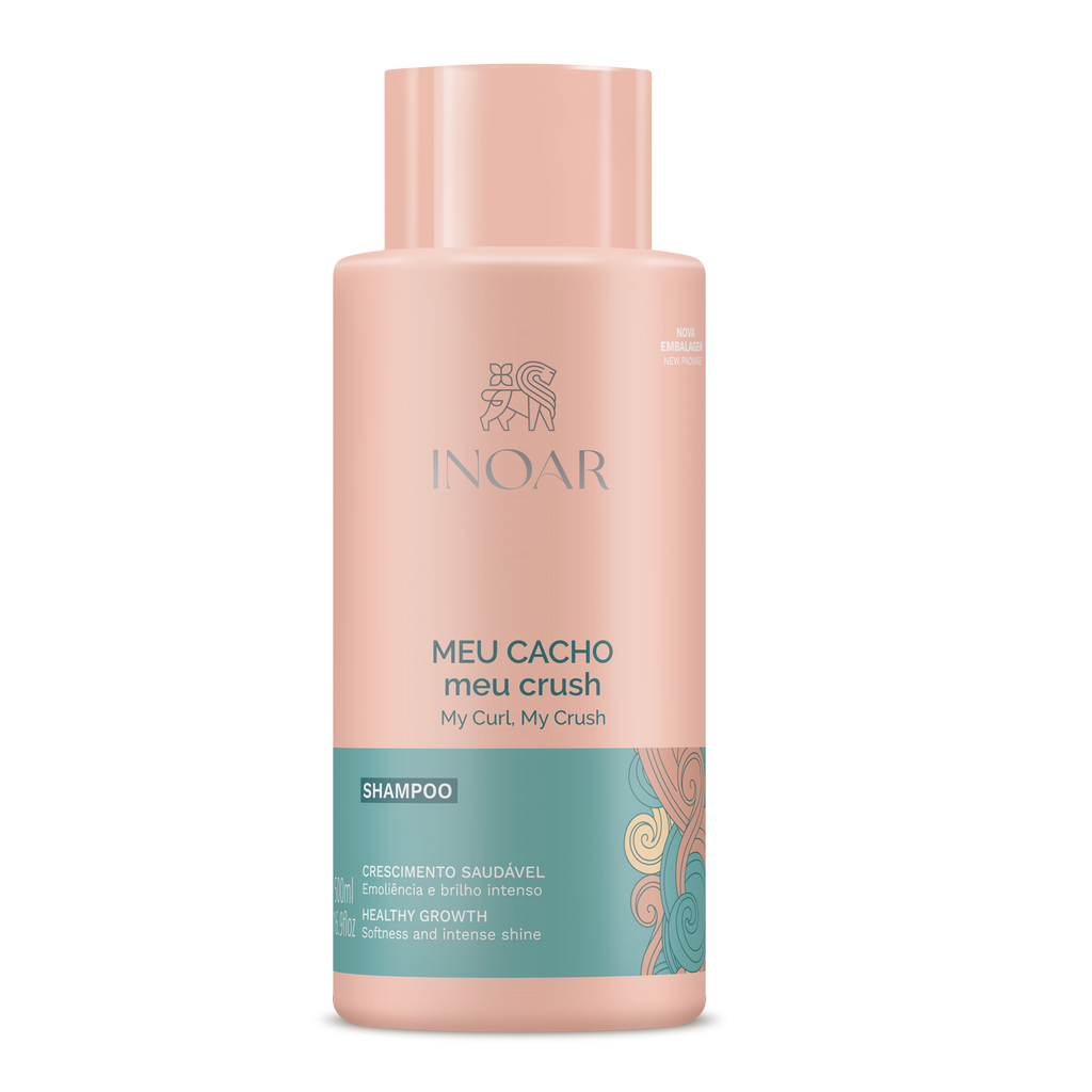 INOAR My Curl My Crush Shampoo for gentle cleansing and hydration for curly hair