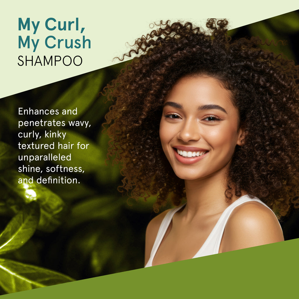 Shampoo for wavy, curly, coily, and afro hair with lightweight hydration