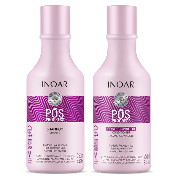 INOAR Pós Progress Kit (Shampoo + Conditioner)