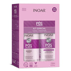 INOAR Post Progress Shampoo and Conditioner Kit for post-keratin hair care