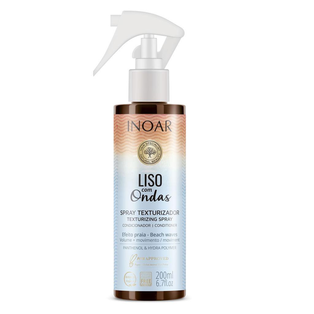 INOAR Beach Waves Texture Spray for natural wave definition and volume
